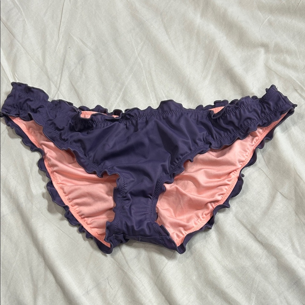 Victoria's Secret Purple and Pink Bikini Bottom